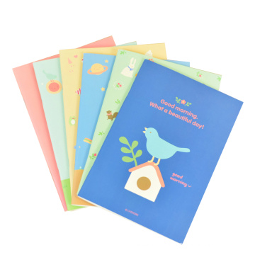 Fancy Softcover Cartoon Custom Notebook for School